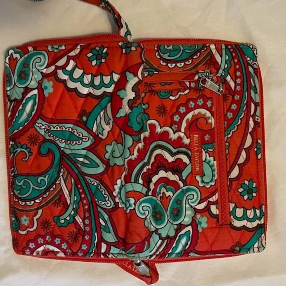 Bella Taylor Bali Bright Wrist Strap Zipper Wallett